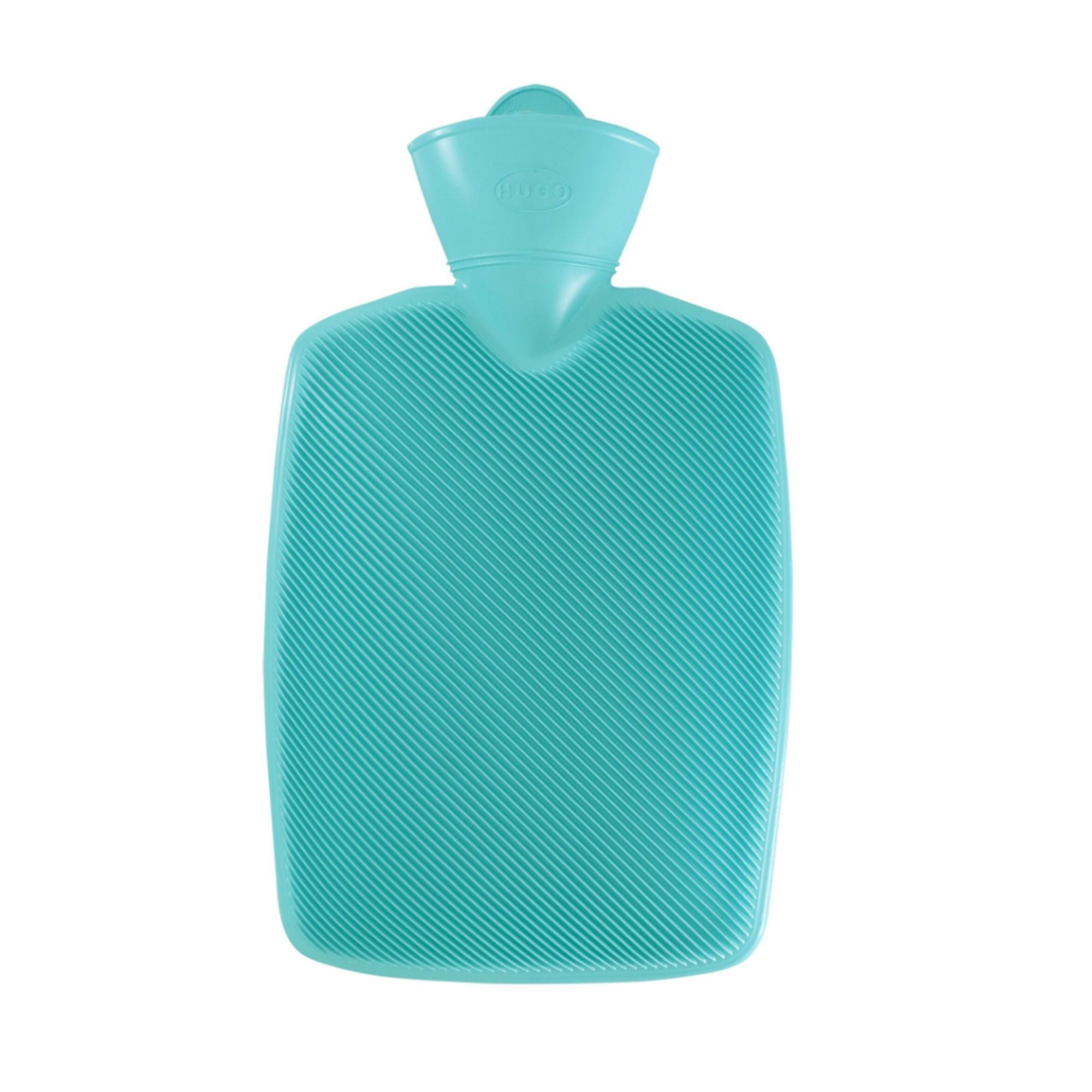 1.8L Mint Blue Hot Water Bottle - Rubber-Free, Ribbed Design for Pain Relief & Warmth - Perfect for Cold Nights, Menstrual Cramps & Winter Comfort