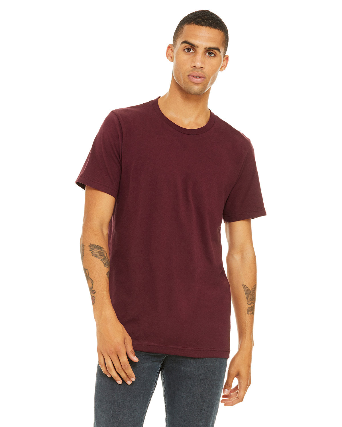 Bella + Canvas 3001C Unisex Jersey Short Sleeve T-Shirt - Soft Cotton Tee for Men & Women - Perfect for Casual Wear, Screen Printing & Everyday Outfits