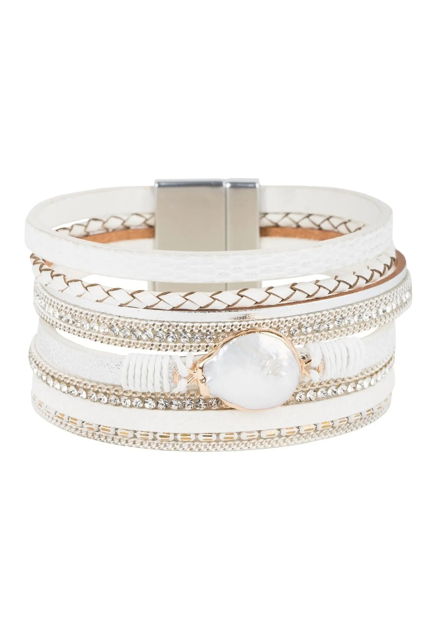 Santorini Pearl Bracelet - Elegant Handmade Beaded Jewelry for Women | Perfect for Weddings, Parties & Everyday Wear