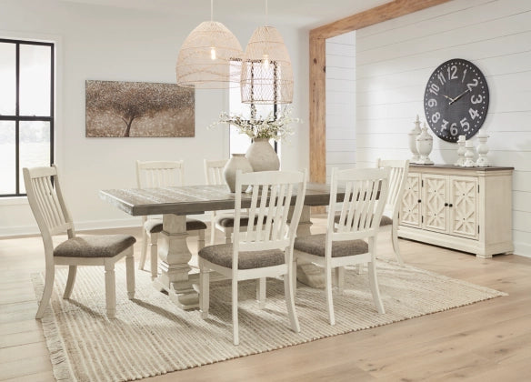 Bolanburg 6-Piece Dining Table Set with Chairs - Modern Kitchen & Dining Room Furniture for Family Gatherings & Entertaining Guests