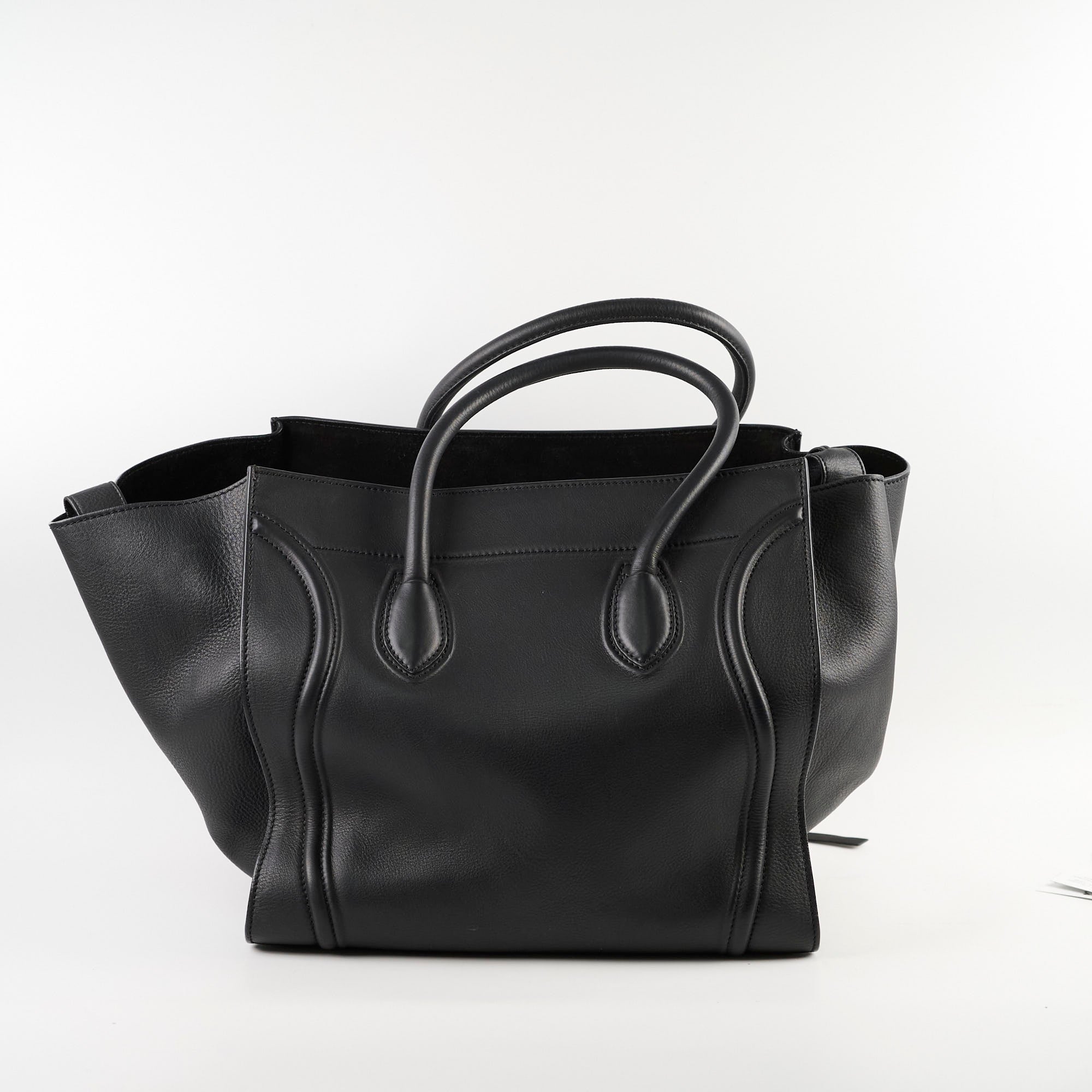 Celine Mini Luggage Handbag in Black | Genuine Leather Crossbody Bag for Women | Perfect for Work, Travel & Everyday Use