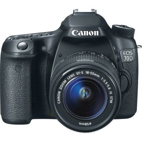 Canon EOS 70D DSLR Camera with 18-55mm STM Lens f/3.5-5.6 - Professional Photography for Travel, Portraits & Vlogging
