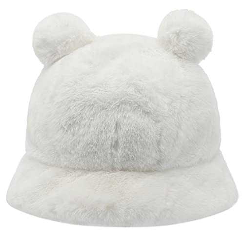 Stylish Furry Bucket Hat for Women & Men - Trendy Winter Fashion Accessory - Perfect for Outdoor Activities, Music Festivals & Streetwear