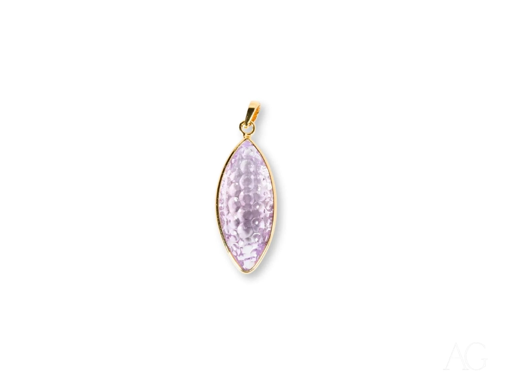 Violet Essence Amethyst Pendant Necklace - Natural Healing Crystal Jewelry for Women | Perfect for Meditation, Energy Cleansing & Spiritual Gifts