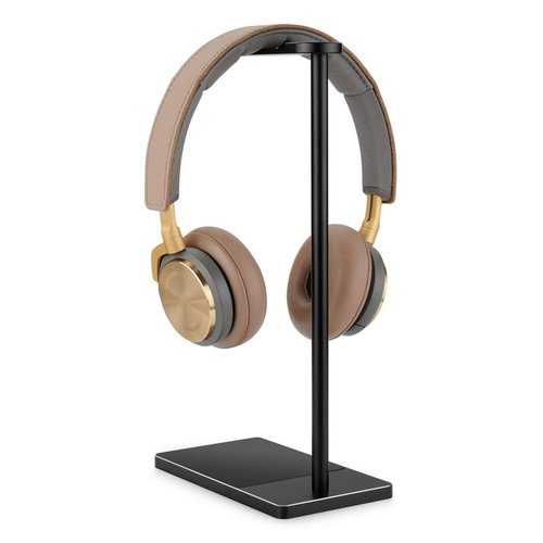 10W Qi Wireless Fast Charging Anti-Slip Gaming Headphone Stand with Phone Holder - Compatible with iPhone X, Samsung, AirPods - Perfect for Desk, Office, Gaming Setup & Nightstand Charging