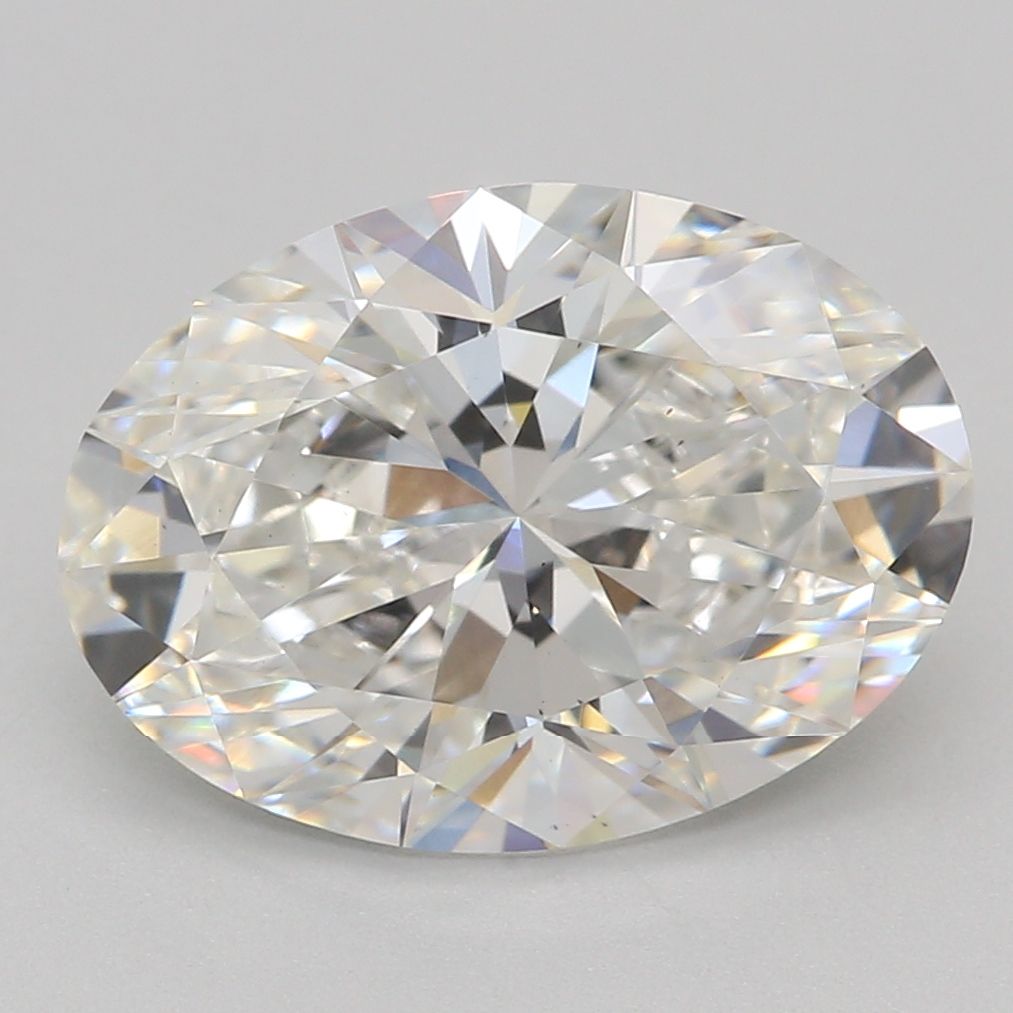 2.24 Carat F Color VS1 Clarity Oval Lab-Grown Diamond for Engagement Rings & Fine Jewelry