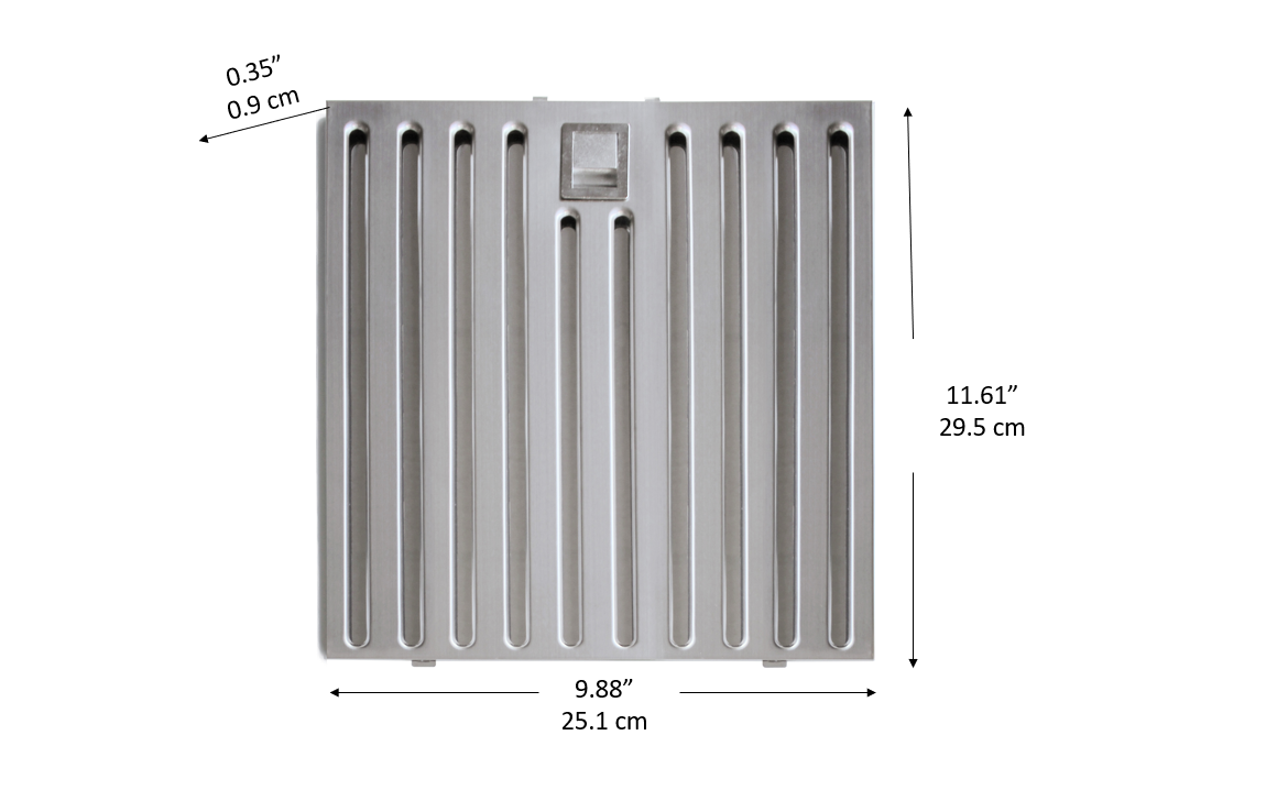 Premium Glass Canopy Filters for Elite Models 30/36 Inch - Perfect for Kitchen Range Hoods, Stove Vents & Home Ventilation Systems