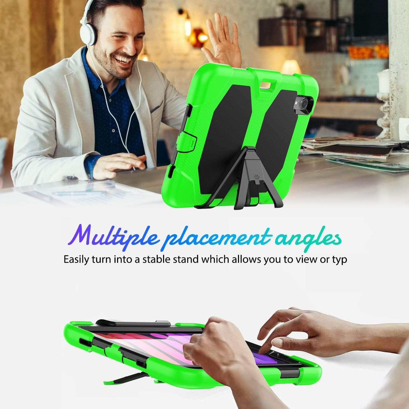 Durable Shockproof Anti-Drop Rugged Case for iPad Mini 6 - Perfect for Outdoor Adventures, Travel & Daily Protection