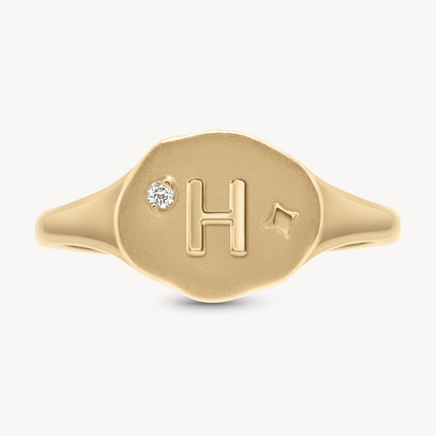 Athena Initial Ring - Personalized Silver Name Ring for Women, Custom Engraved Jewelry Gift - Perfect for Birthdays, Anniversaries & Everyday Wear