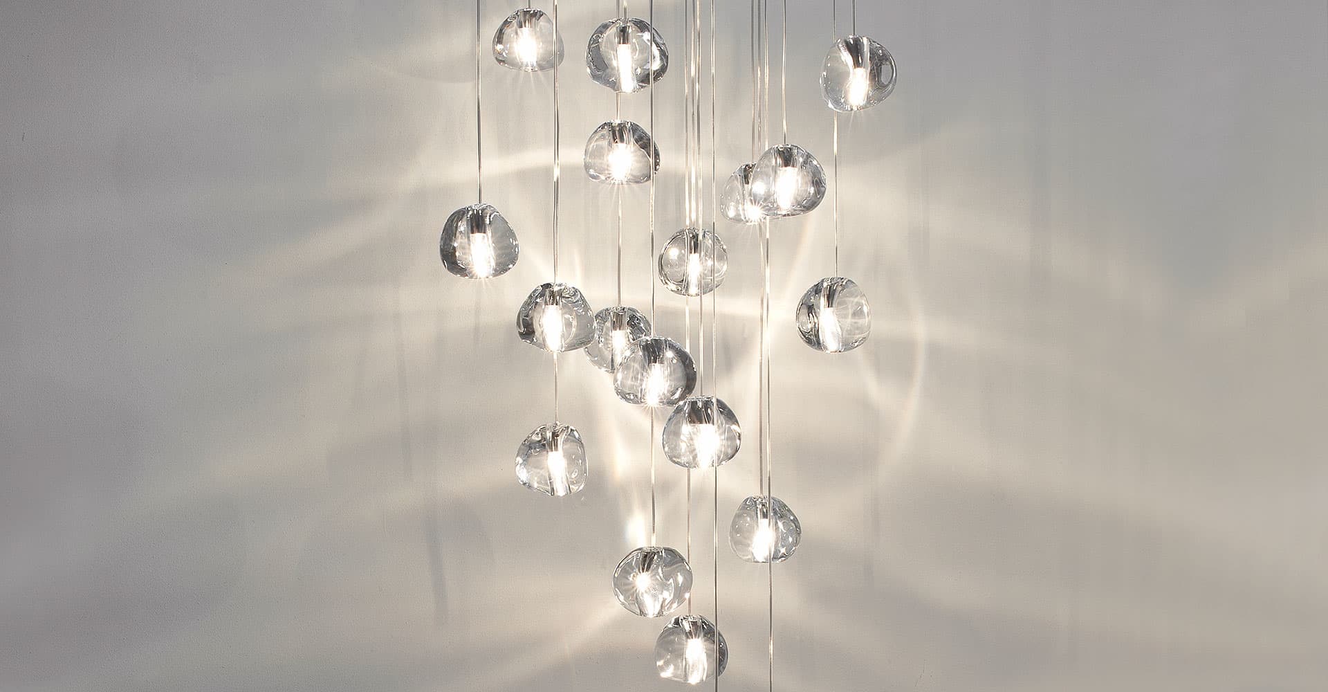 Elegant Crystal Pendant Light - Modern Chandelier for Dining Room, Bedroom & Living Room Decor - Dimmable LED Hanging Lamp for Home & Office Lighting