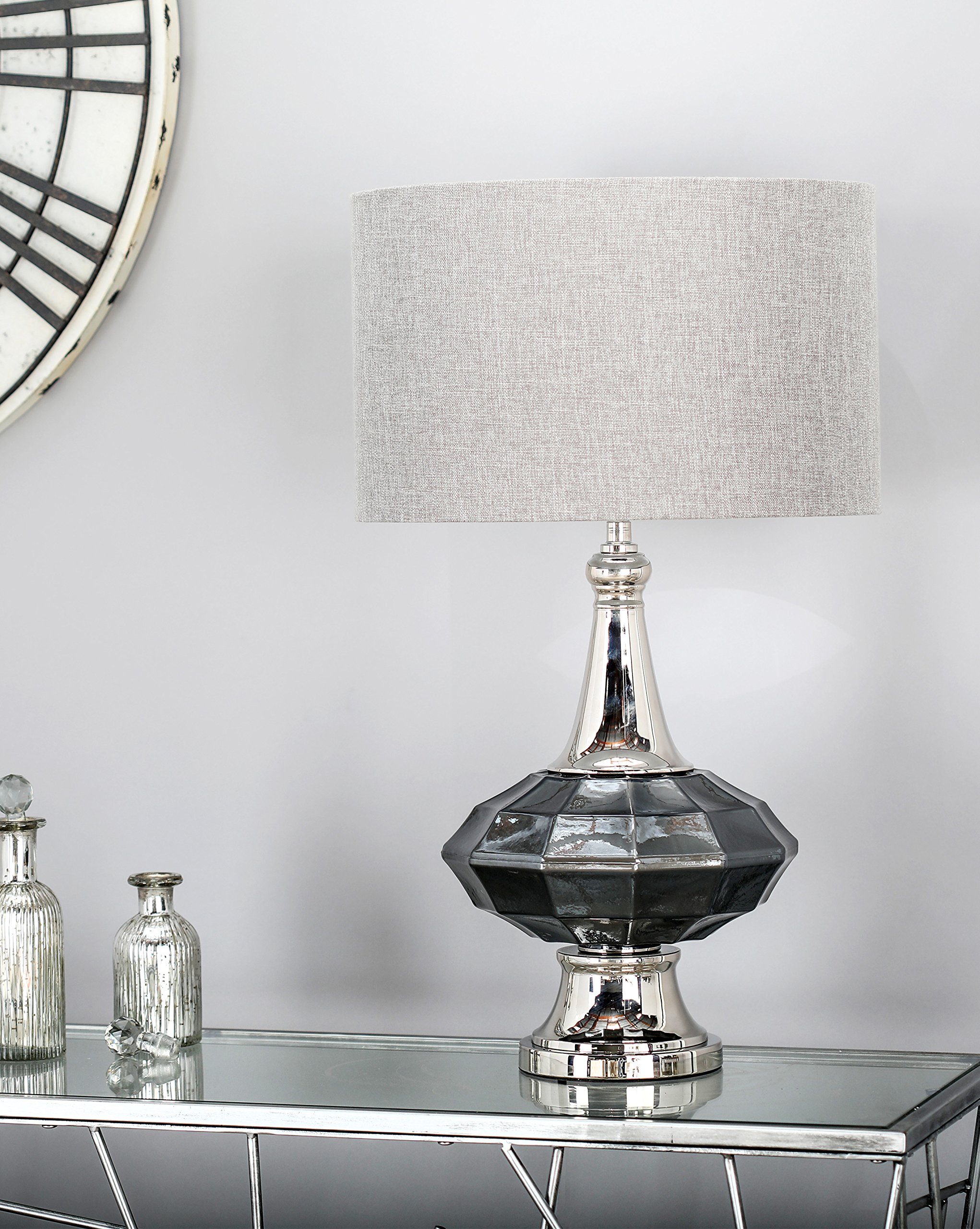 Deco 79 Modern Glass Round Table Lamp - 16