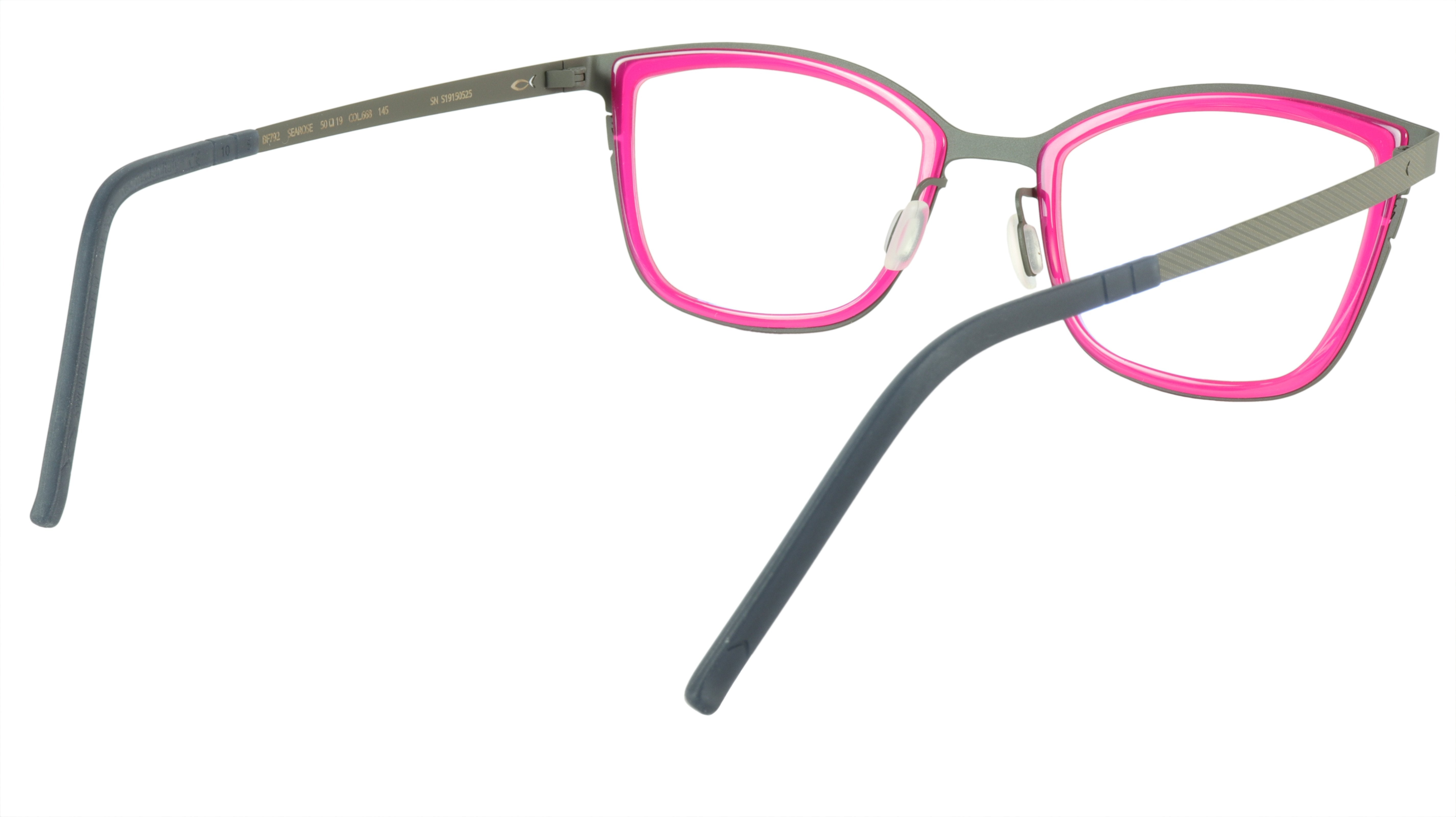 Blackfin Searose BF792 C668 Beta Titanium Bio-Compatible Eyeglasses - Lightweight & Durable Italian-Made Frames for Men & Women - Perfect for Reading, Driving & Everyday Wear