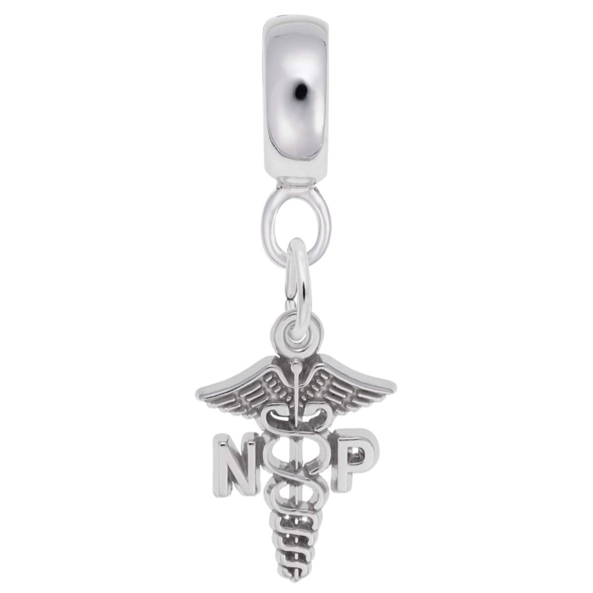 Nurse Practitioner Charm Dangle Beads for Jewelry Making - Perfect for Bracelets & Necklaces - Ideal for Medical Appreciation Gifts and Healthcare Worker Accessories