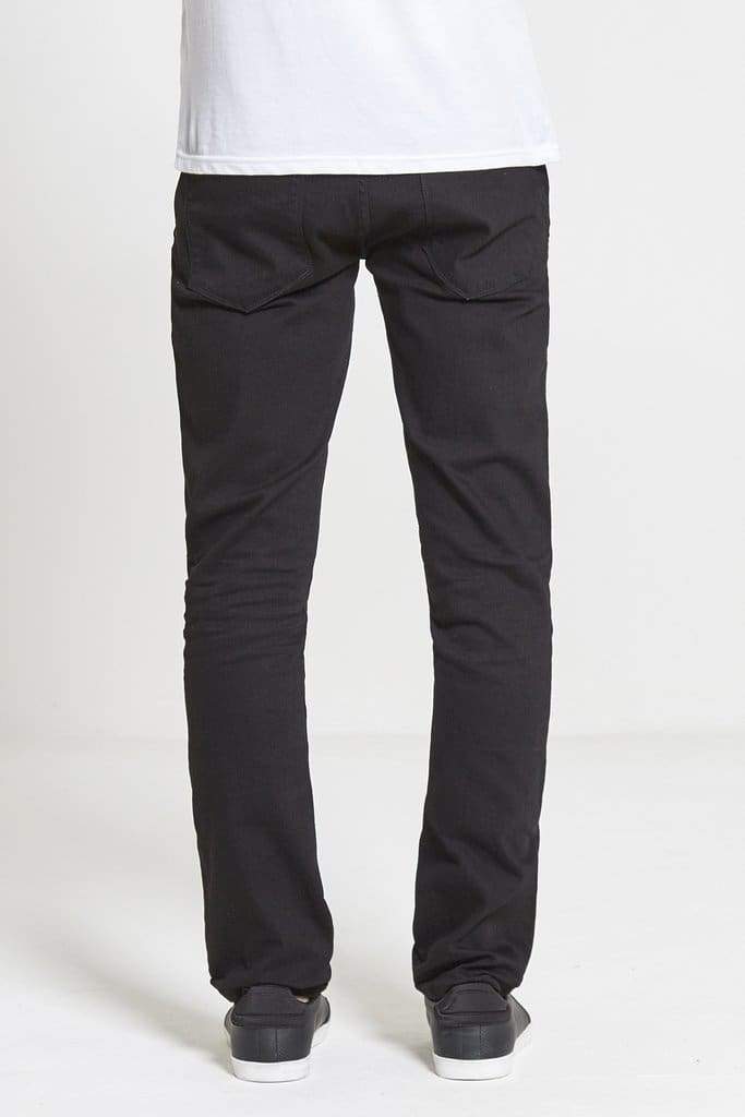 DML ACE Slim Stretch Jeans for Men - True Black Denim Pants | Comfortable & Stylish for Work, Casual Wear & Night Out