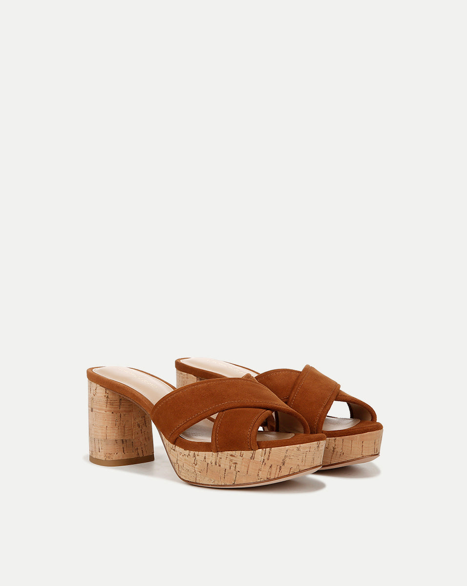 Dory Block Heel Sandals for Women - Comfortable Chunky Heel Open Toe Summer Shoes | Perfect for Beach, Vacation, and Casual Outings