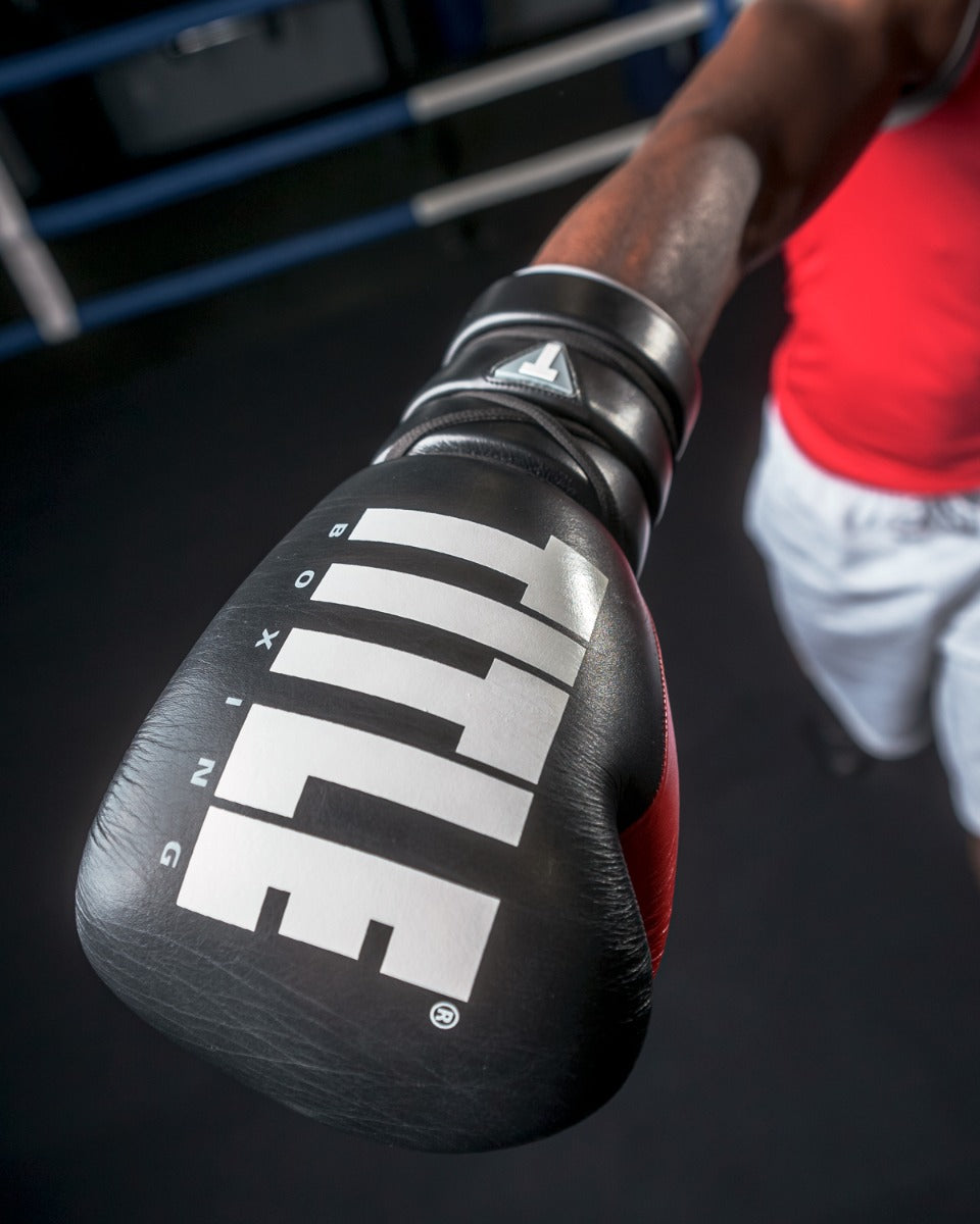 TITLE Boxing Leather Enforcer Pro Sparring Boxing Gloves - Premium Training Gloves for Boxing, MMA & Kickboxing - Perfect for Gym, Competition & Heavy Bag Workouts