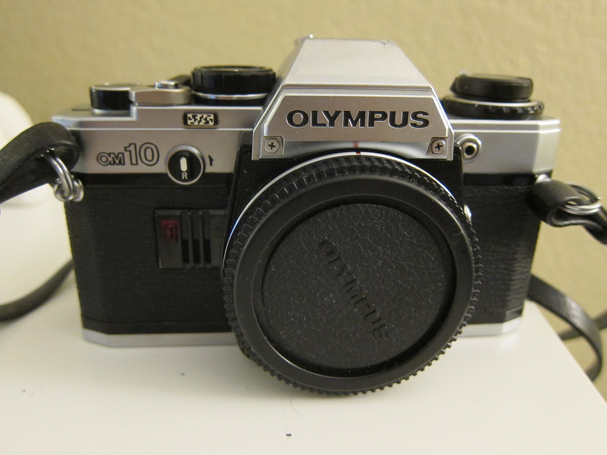 Olympus OM10 35mm Film Camera Body - Vintage SLR Camera for Photography Enthusiasts (Renewed, Lens Not Included) | Perfect for Street Photography & Film Projects