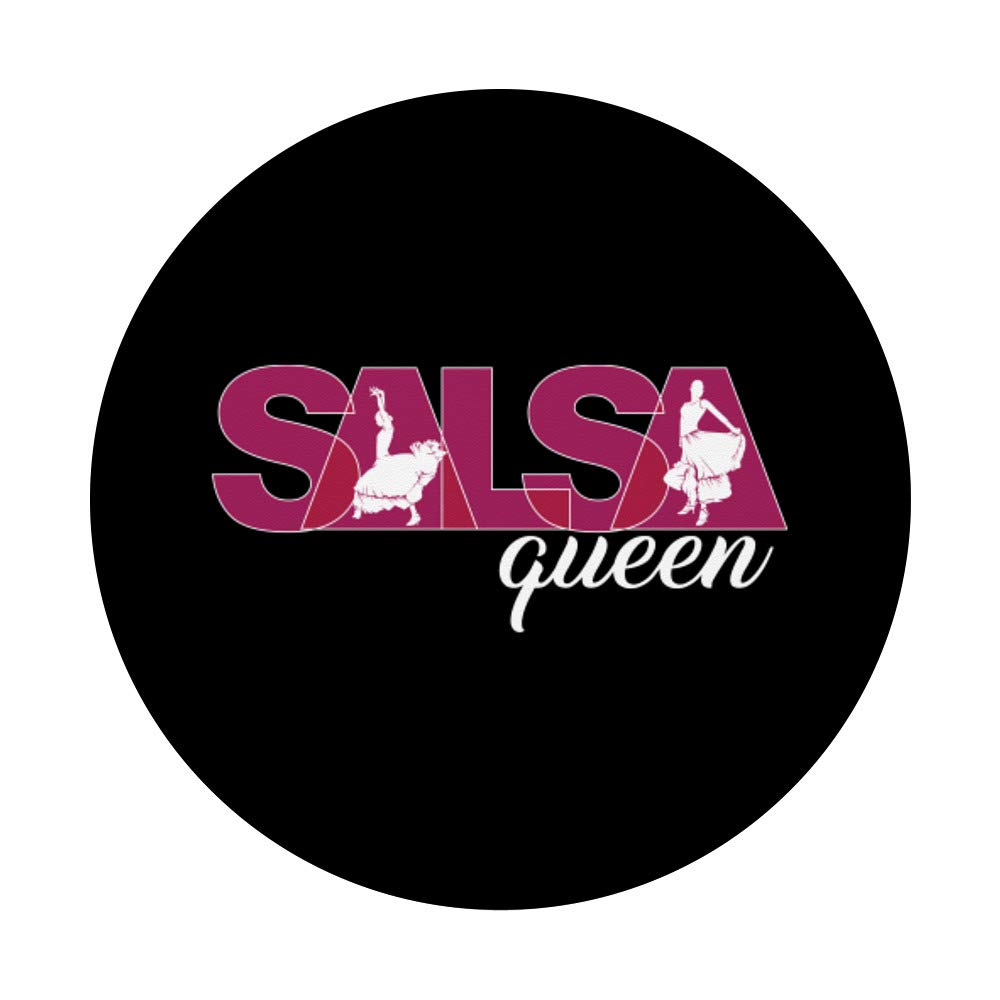 Salsa Queen Design | Cute Salsa Dance Art Print - Perfect Gift for Dancers, Latin Music Lovers & Home Decor