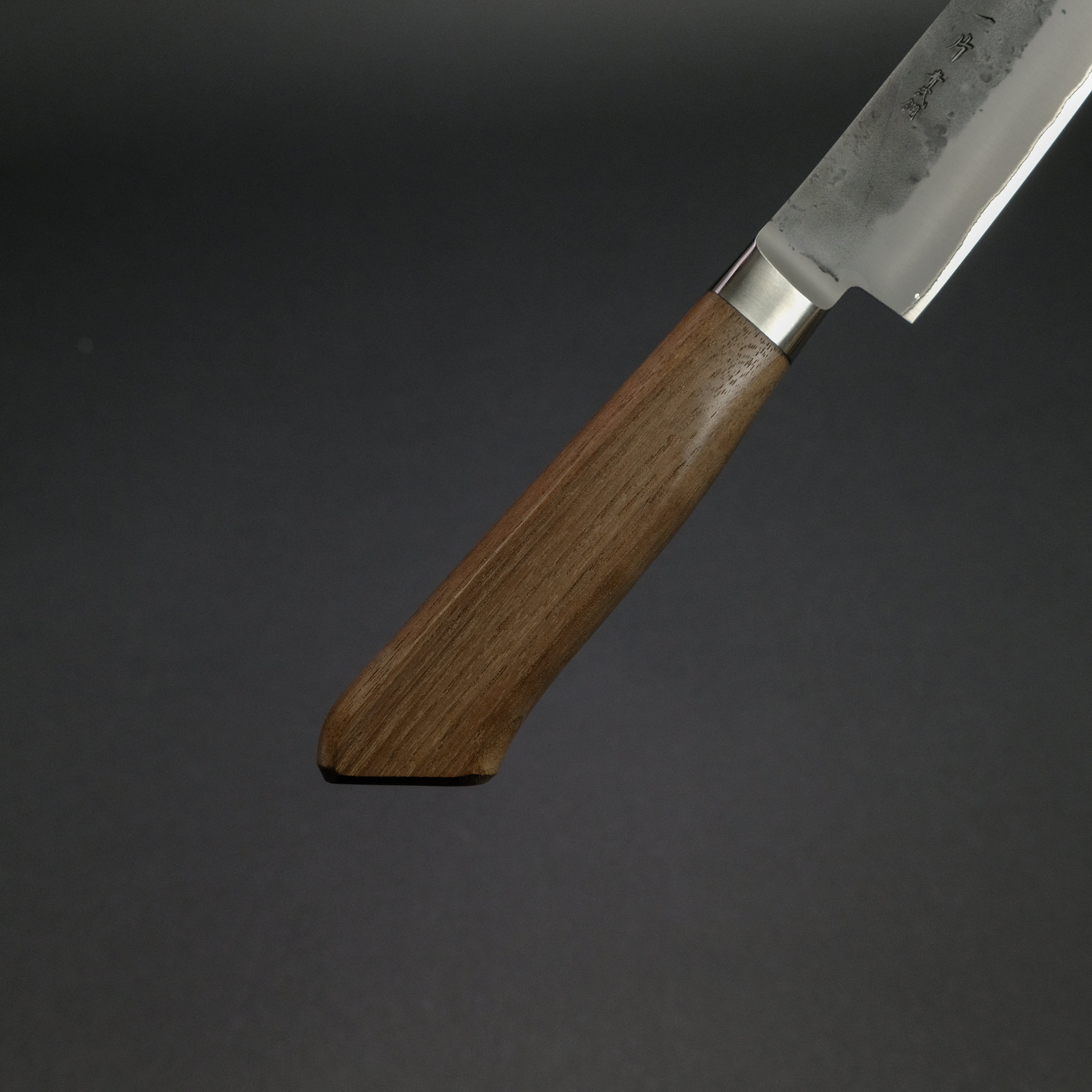 Hitohira TD Blue #2 Stainless Clad Nashiji Sujihiki Knife 240mm - Japanese Chef Knife with Walnut Handle for Slicing Meat, Sushi & Precision Cutting