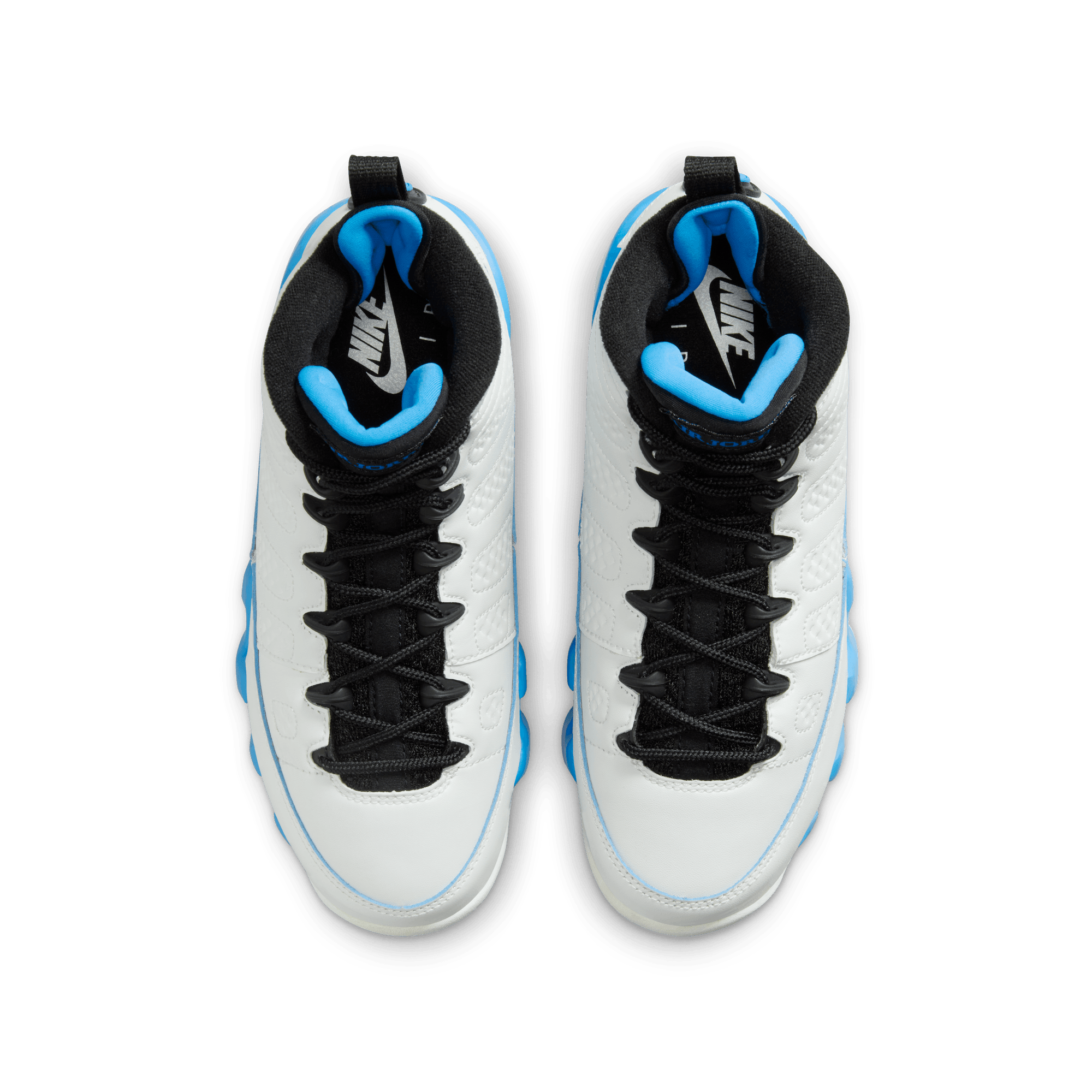 AIR JORDAN 9 RETRO (GS) POWDER BLUE - Authentic Basketball Shoes for Women & Girls - Perfect for Court Play, Street Style & Sneaker Collection