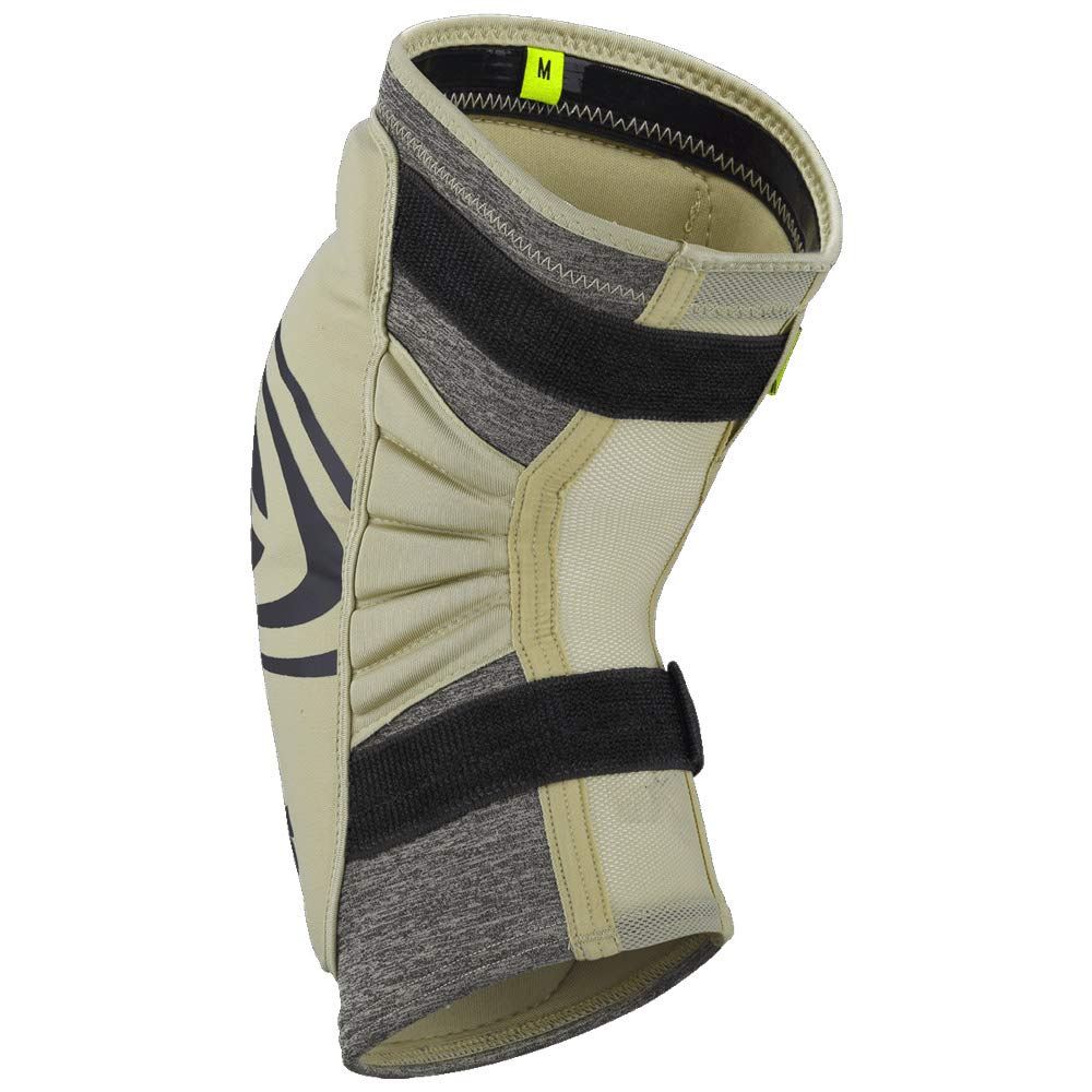 IXS Unisex EVO+ Breathable Moisture-Wicking Knee Pads (Camel, Large) - Knee Compression Sleeve Support for Men & Women, Padded Protective Knee Guards for Running, Cycling, Basketball, Workout & Sports Injury Prevention