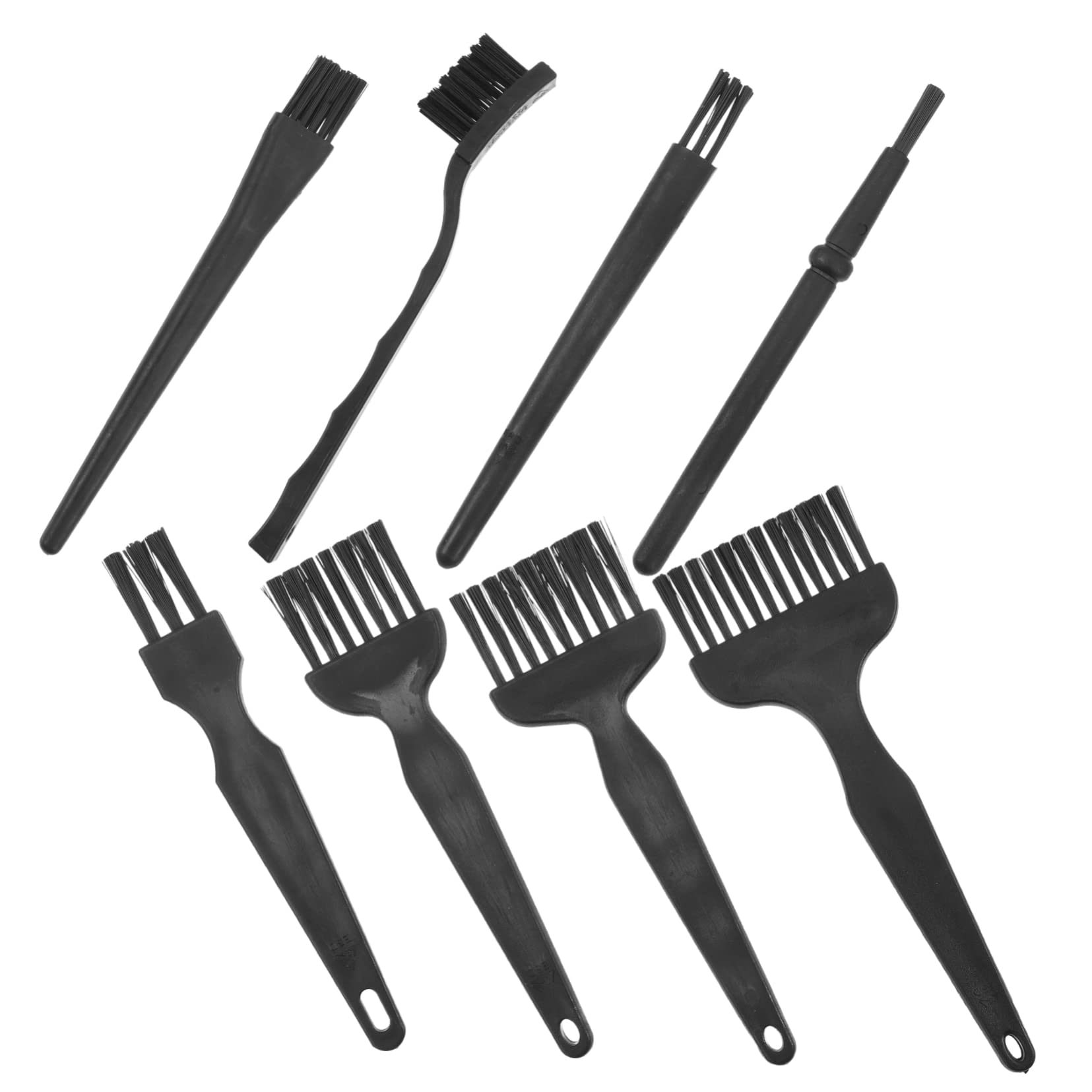 16 Pcs Electric Shaver Cleaning Brush Set - PP Black Hair Trimmer & Keyboard Cleaning Tool for Men & Women - Perfect for Grooming, Personal Care, and Home Cleaning