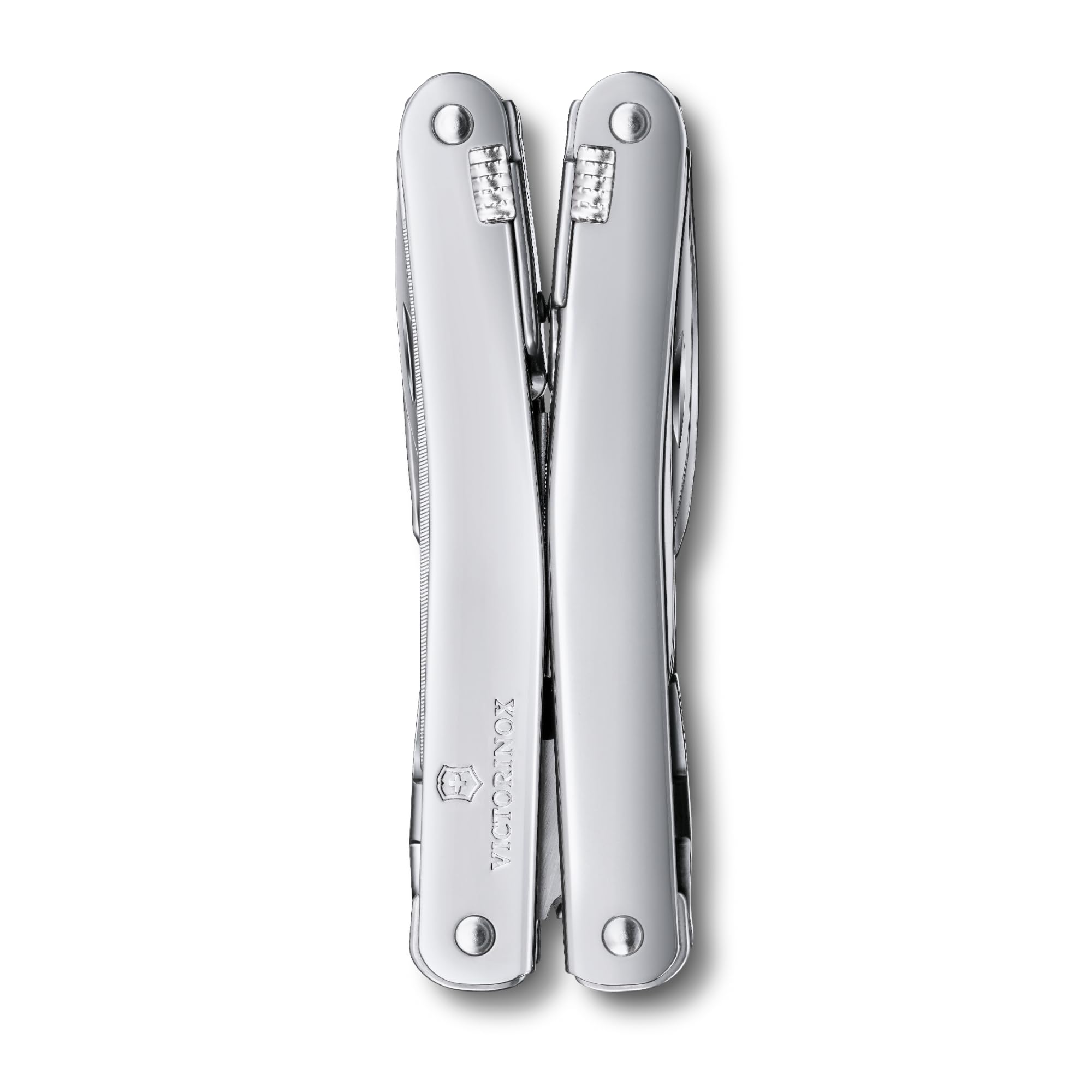 Victorinox Swiss Tool Spirit X Multitool - 24 Functions with Locking Blade & Combination Pliers, Includes Leather Case (Silver) - Perfect for Camping, Hiking, and Everyday Carry
