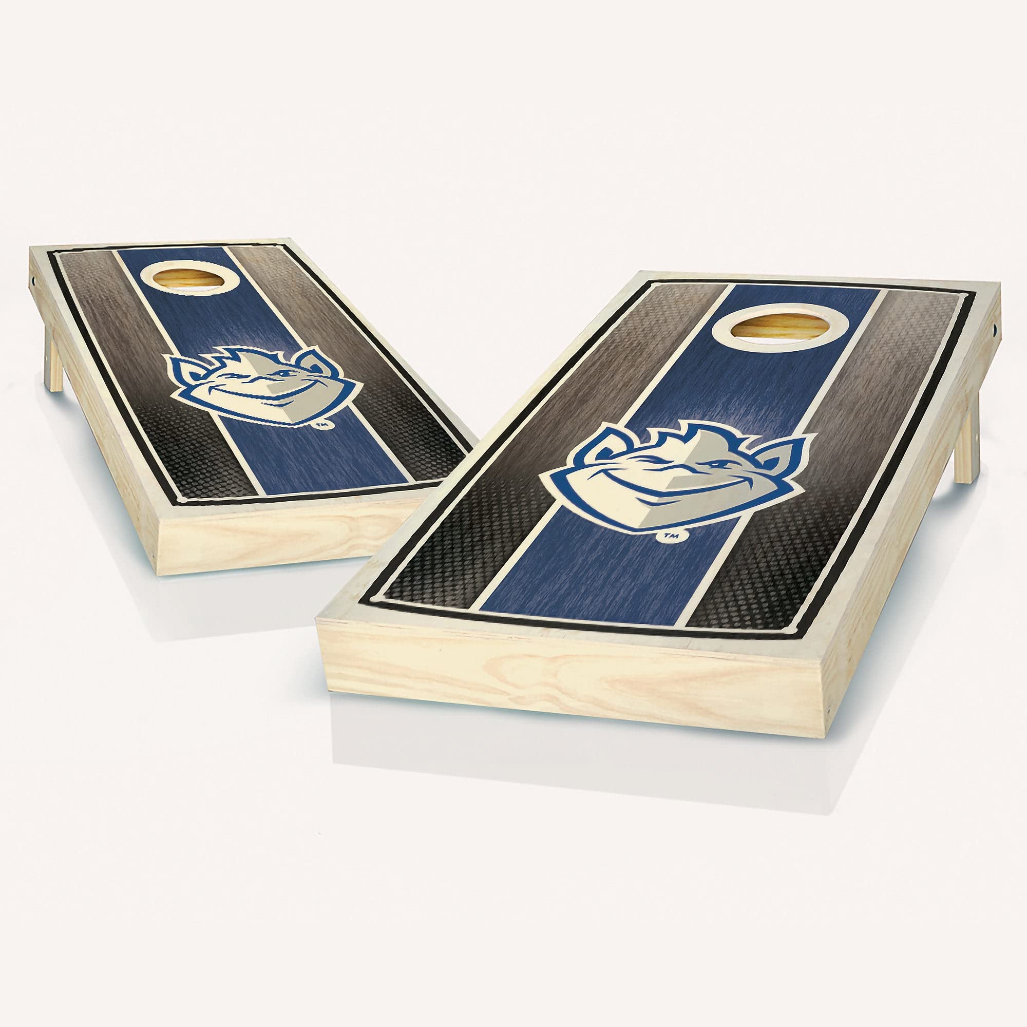 Premium St Louis Cardinals Striped Cornhole Game Set - 2 Wooden Boards & 8 Bean Bags for Outdoor Tailgating, Backyard Parties, and Game Day Fun