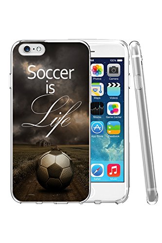 Premium Slim Hard Case for iPhone 6/6s (4.7 Inch) - Non-Slip Grip Protective Cover | Perfect Fit for iPhone 6/6s (2015 Models) | Ideal for Sports, Outdoor Activities & Daily Use - Soccer Lovers Design