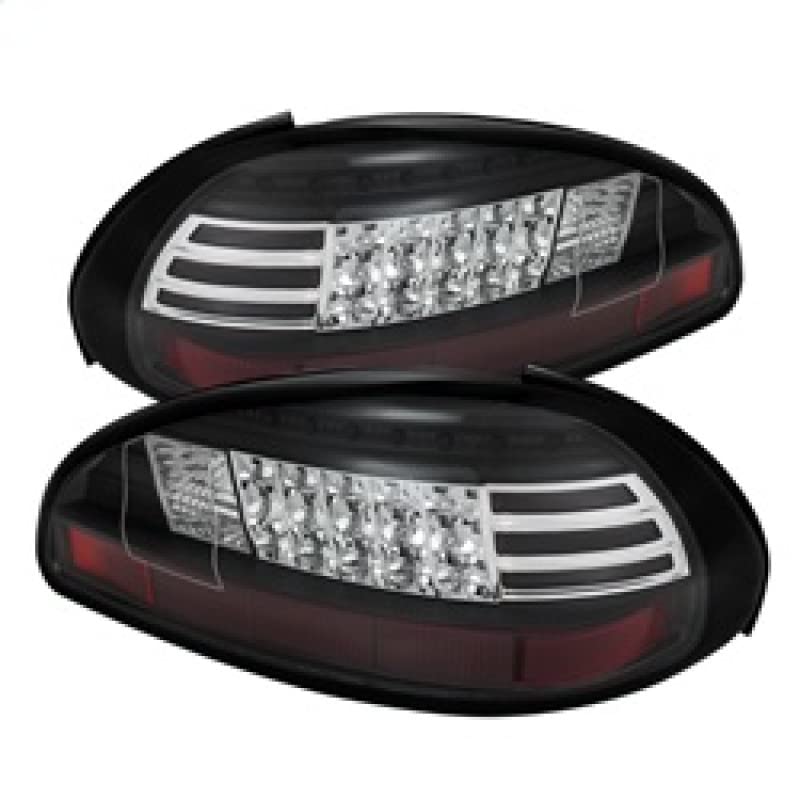 Spyder Auto 5007148 LED Tail Lights - Black/Clear Smoke Lens - High Performance Brake Lights for Trucks & SUVs - Enhanced Safety & Style for Night Driving