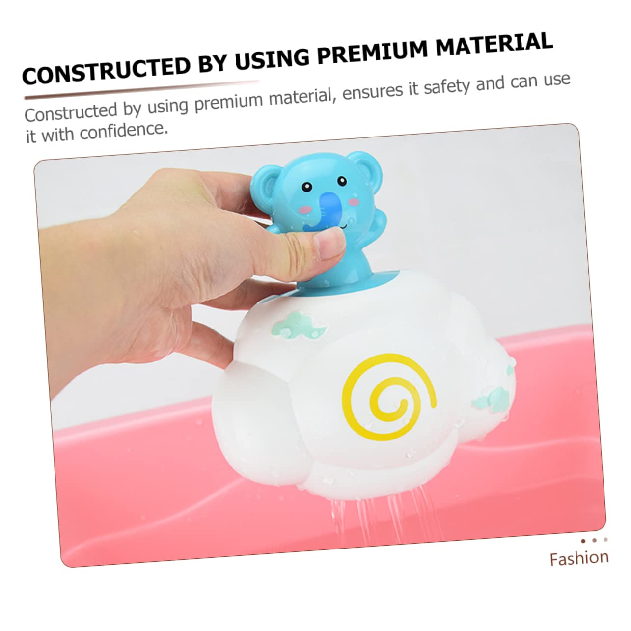 VICASKY 2-Pack Durable Bath Toys for Kids - Fun Bathtub Accessories, Floating Plastic Toys for Toddlers & Babies - Perfect for Splash Play, Sensory Development & Bathtime Fun