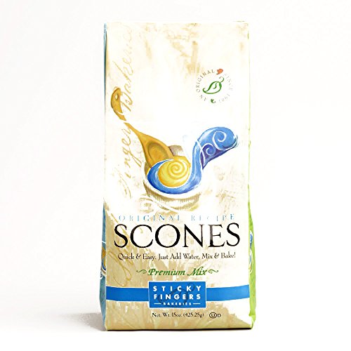 Original Scone Mix by Sticky Fingers Bakeries - 15 oz (Pack of 6) | Easy Homemade Scones for Breakfast, Tea Time & Holiday Baking