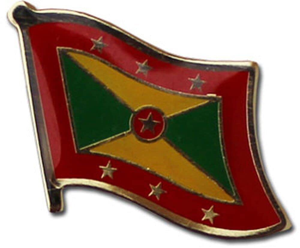 Wholesale Pack of 50 Grenada Country Flags - PIÑATAS OLE Banners, Signs, Bike Hat & Lapel Pins for Parties, Parades & National Events - Perfect for Decorations, Sporting Events & Patriotic Celebrations