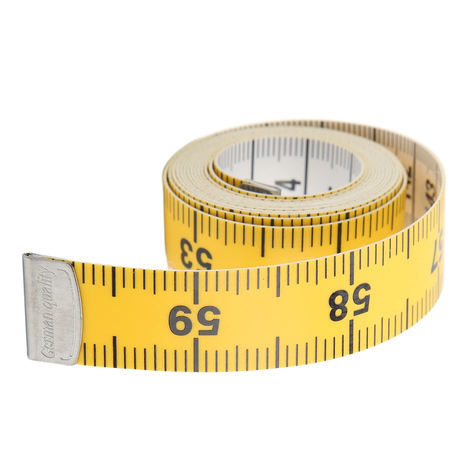 FECAMOS Soft Measuring Tape - Dual Scale 60 Inch / 150 cm Retractable Body Measuring Tape for Sewing, Weight Loss Tracking & Body Measurements | Perfect for Tailors, Fitness Enthusiasts & DIY Projects