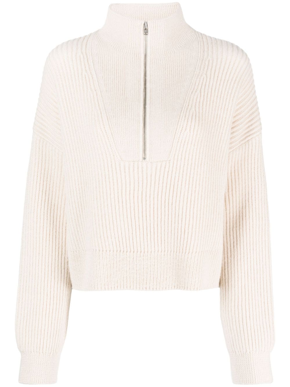 Women's White Closed Knit Sweaters - Cozy Winter Pullovers for Casual Wear & Office Outfits