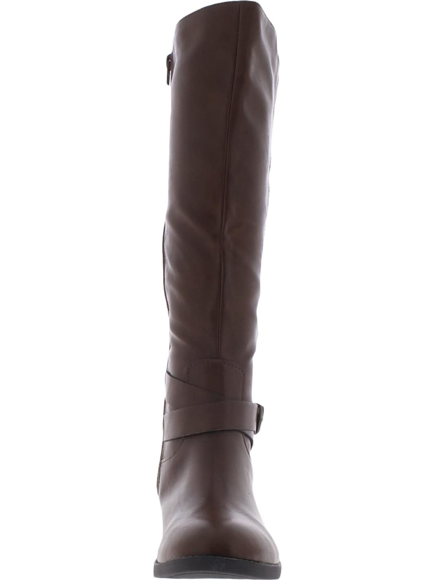Style & Co. Women's Madixe Wide Calf Faux Leather Riding Boots – Comfortable & Stylish Knee-High Boots for Fall & Winter Fashion | Perfect for Casual Outfits, Office Wear & Outdoor Activities