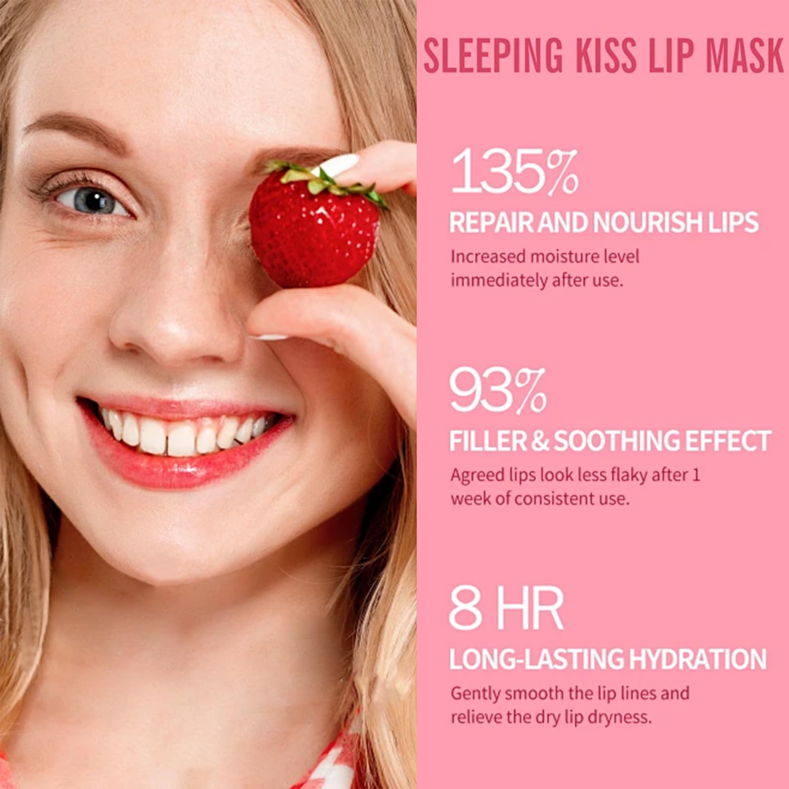 6PCS Bee Lip Balm Set - Honey Propolis Moisturizing & Hydrating for Dry Lips (Cherry, Nectarine, Aloe, Mint, Strawberry, Honey) - Overnight Lip Care