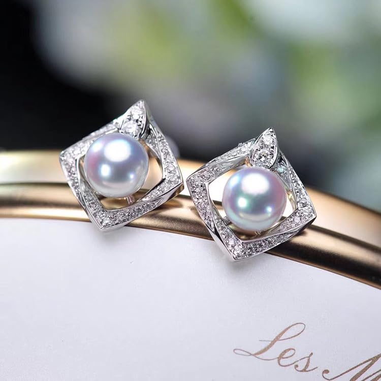 Pearl Earrings for Women - Elegant Mother's Day, Christmas, Anniversary, Birthday & Valentine's Day Gifts for Wife, Mom & Her | Fine Jewelry for Special Occasions & Everyday Wear