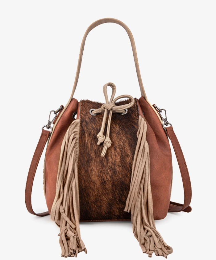 Montana West Drawstring Bucket Bag for Women - Stylish Leather Crossbody Purse with Adjustable Strap | Perfect for Travel, Shopping & Everyday Use