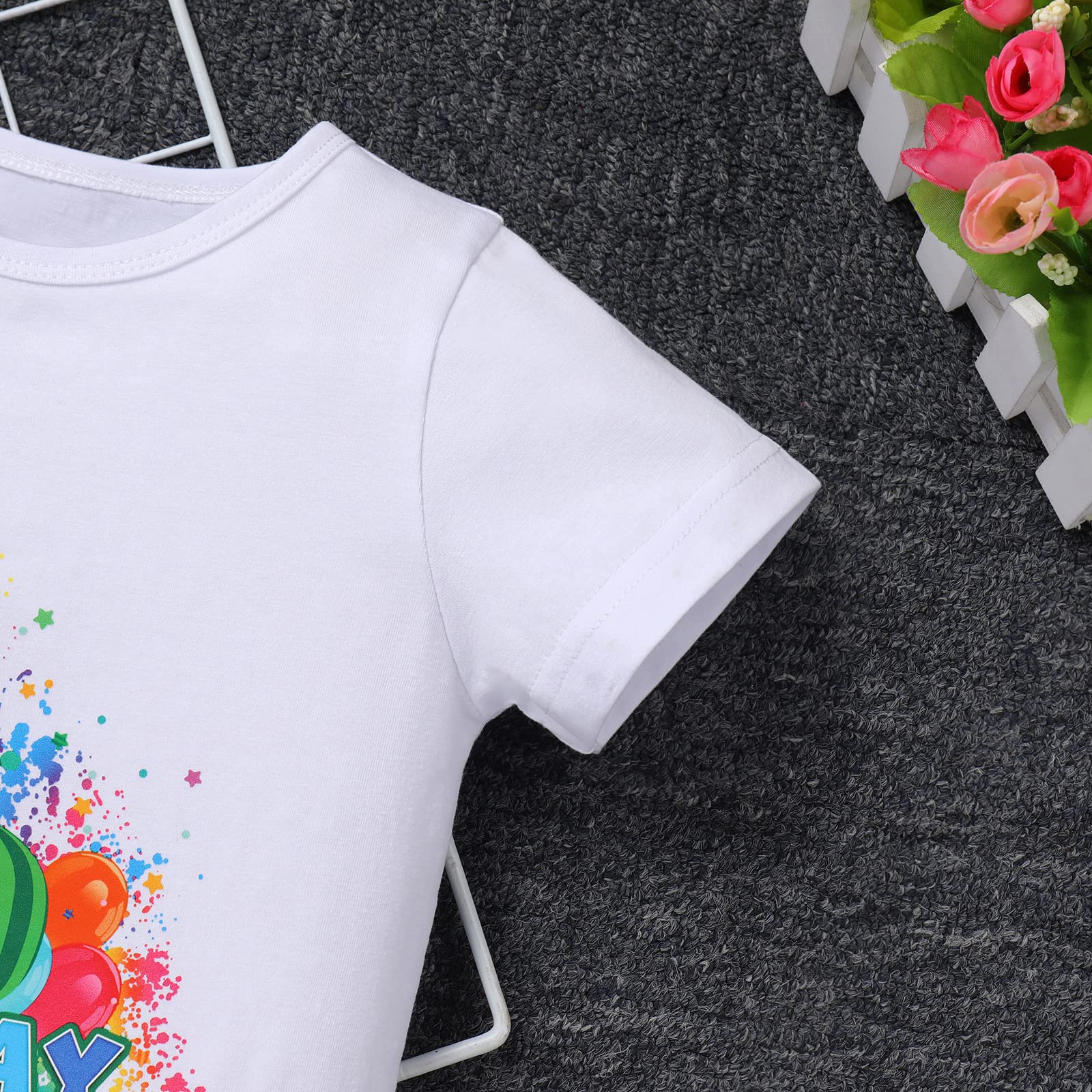 IDOPIP Toddler Birthday Outfit - Rainbow Watermelon Romper & Tutu Skirt Set for Boys & Girls | Cake Smash, 1st Birthday Photo Shoot, Baby Shower Gift
