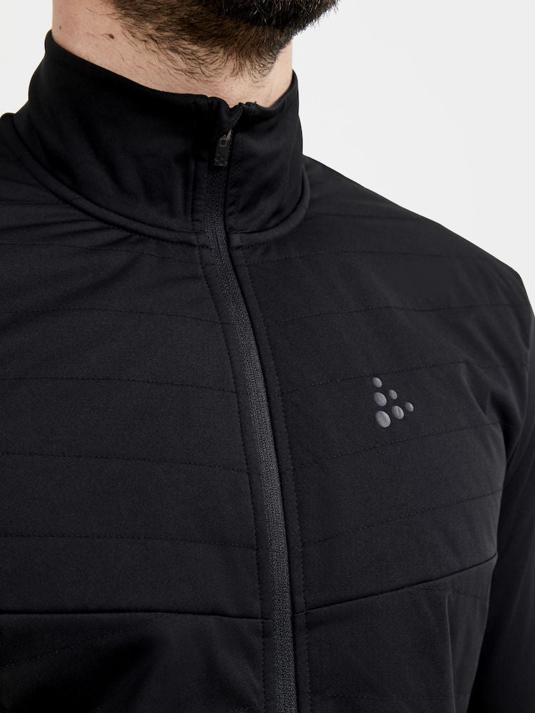 Men's ADV Essence Charge Warm Jacket - Lightweight Waterproof Windbreaker for Hiking & Outdoor Activities (Black)