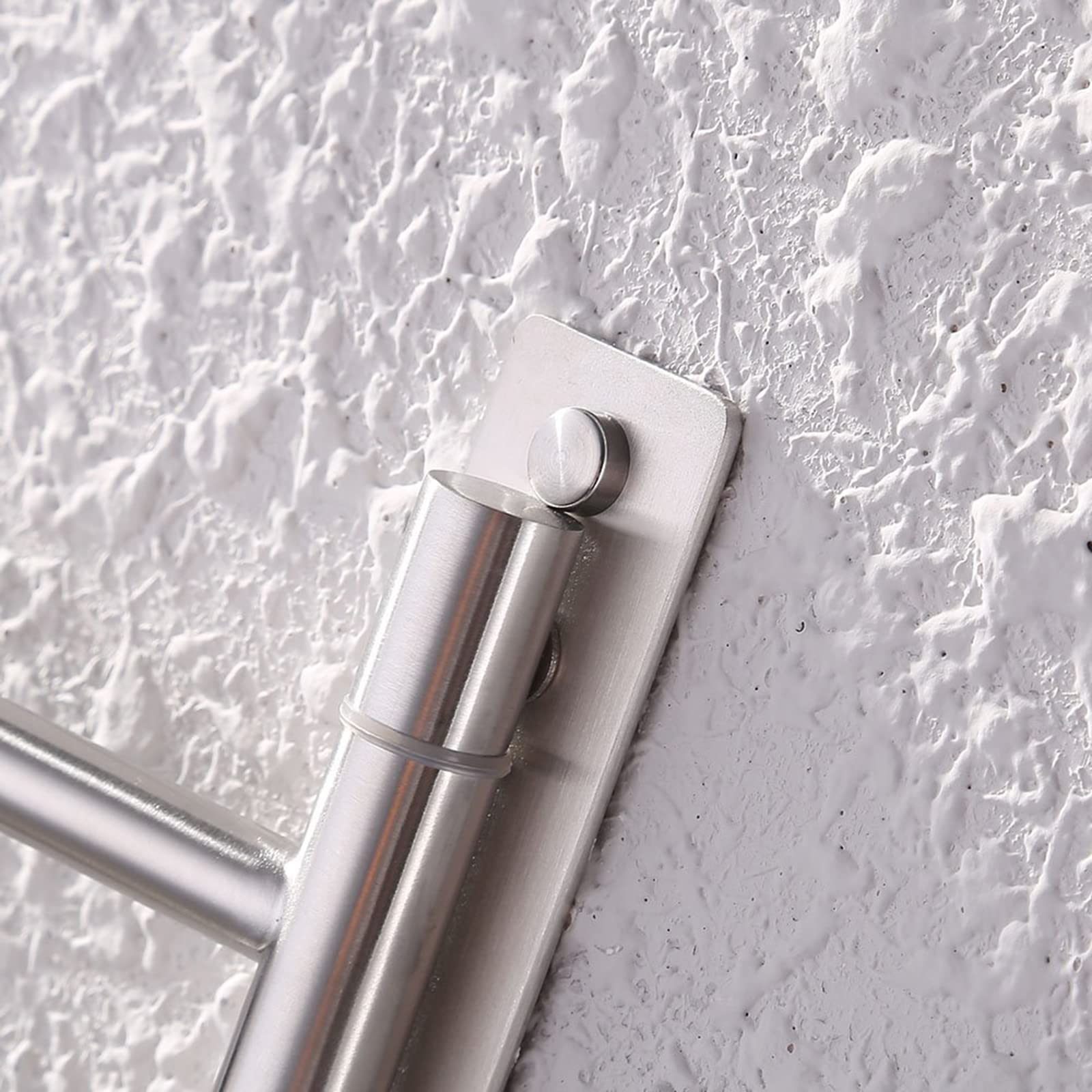 13.8 Inch Swing Mount Towel Bar - 2-Arm Stainless Steel Wall Towel Holder with Brushed Finish (A2102S2-2) | Durable SUS304 for Bathroom, Kitchen & Spa Decor