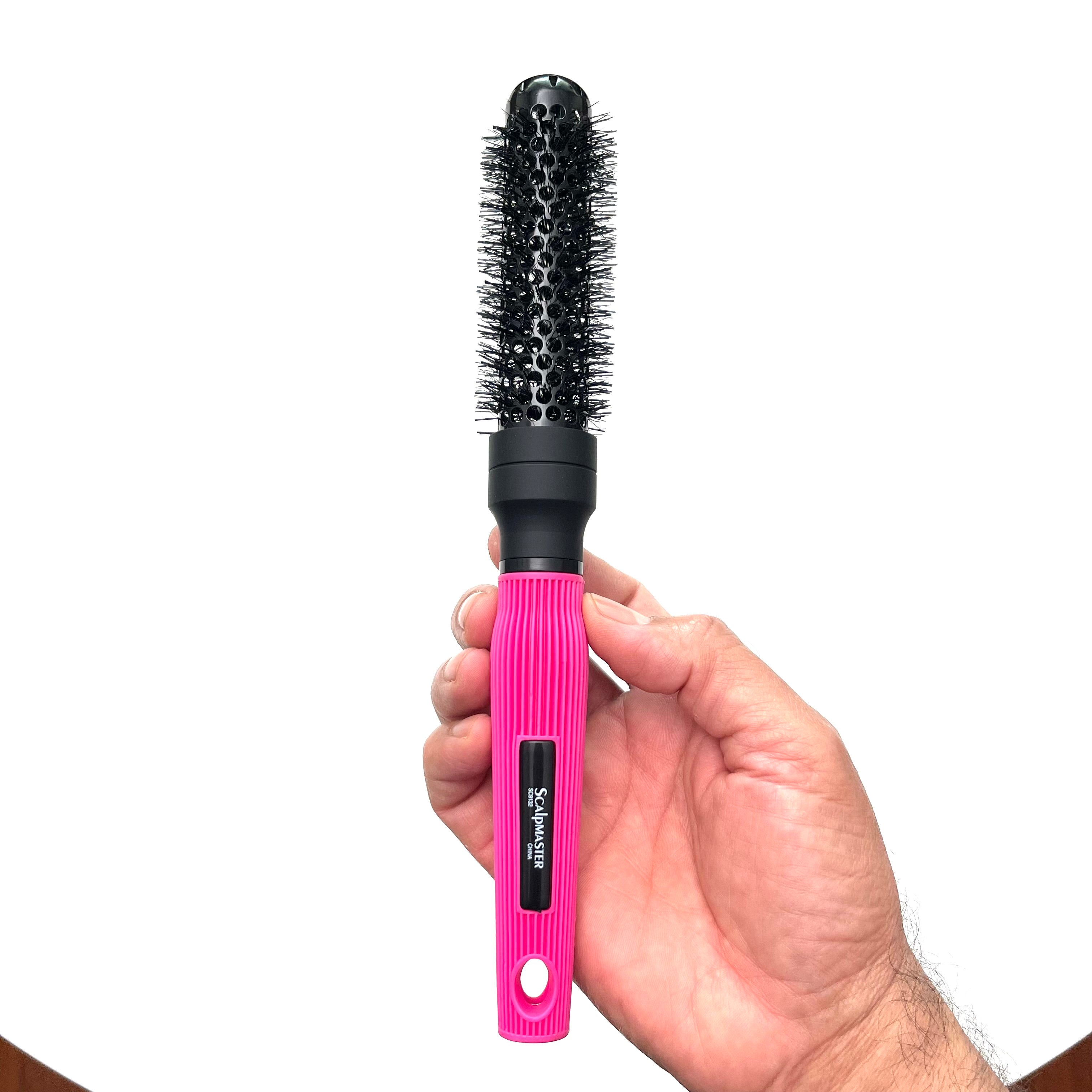 Scalpmaster Professional Hair Brush Set - 7-Piece Round, Paddle, Styling & Thermal Brushes for Blow Drying & Salon-Quality Styling at Home