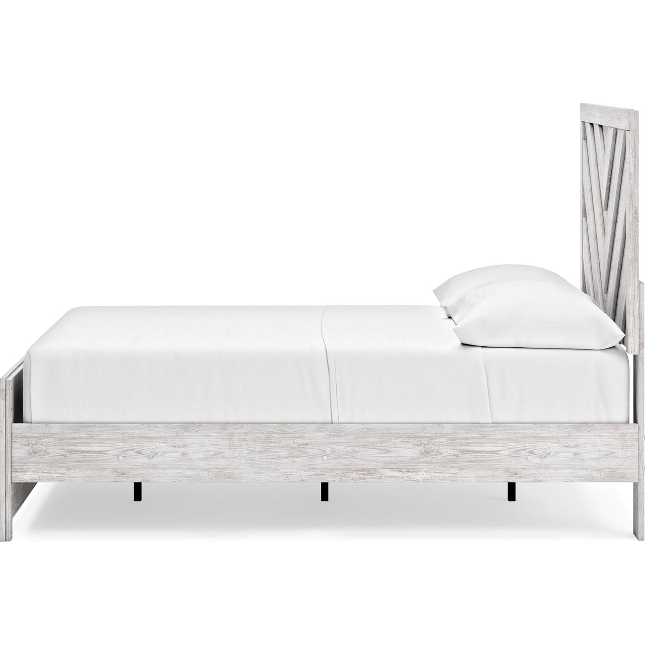 Cayboni 5-Piece Full Panel Bedroom Set - Queen Size Bed Frame, Nightstand, Dresser & Mirror - Modern Wooden Furniture for Master Bedroom & Guest Room Decor