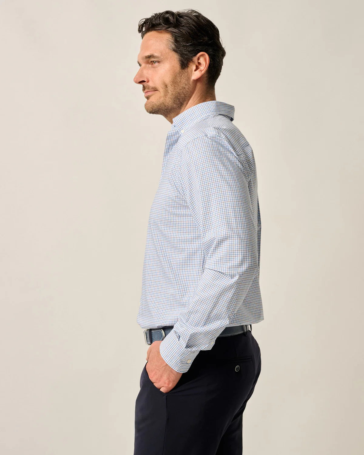 Johnnie-O Performance Long Sleeve Button Down Shirt for Men - Comfortable & Stylish Casual Wear for Golf, Office & Outdoor Activities