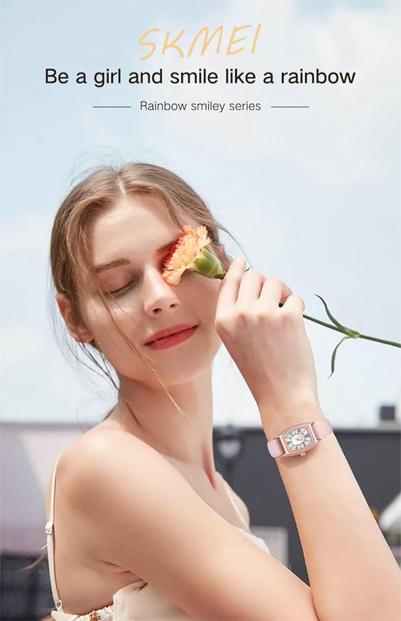 Forrader Women's Quartz Watch with Leather Strap - Fashionable Ladies Watch with Large Numbers for Easy Reading | Perfect for Everyday Wear, Office & Casual Outfits