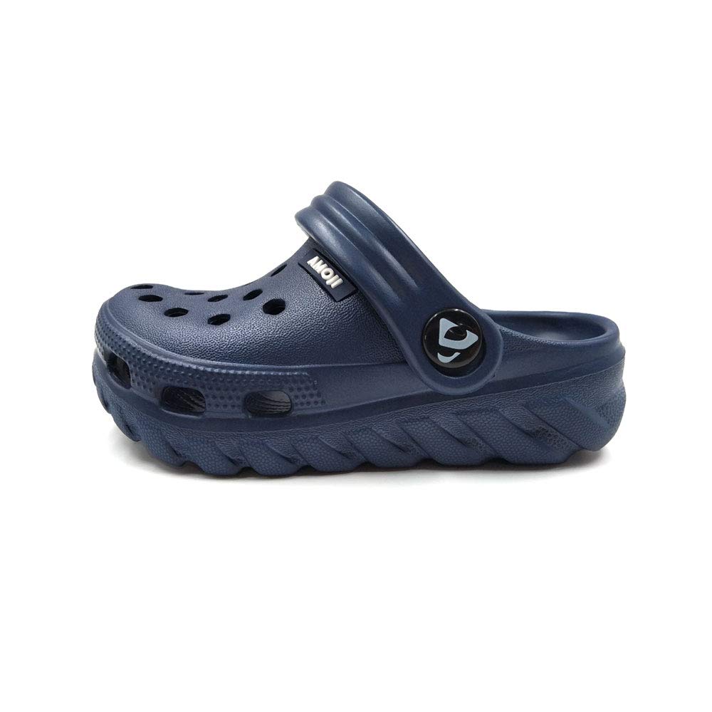Amoji Kids Garden Clogs - Slip On Waterproof Shoes for Boys & Girls - Perfect for Outdoor Play, Beach, Pool & Backyard Activities