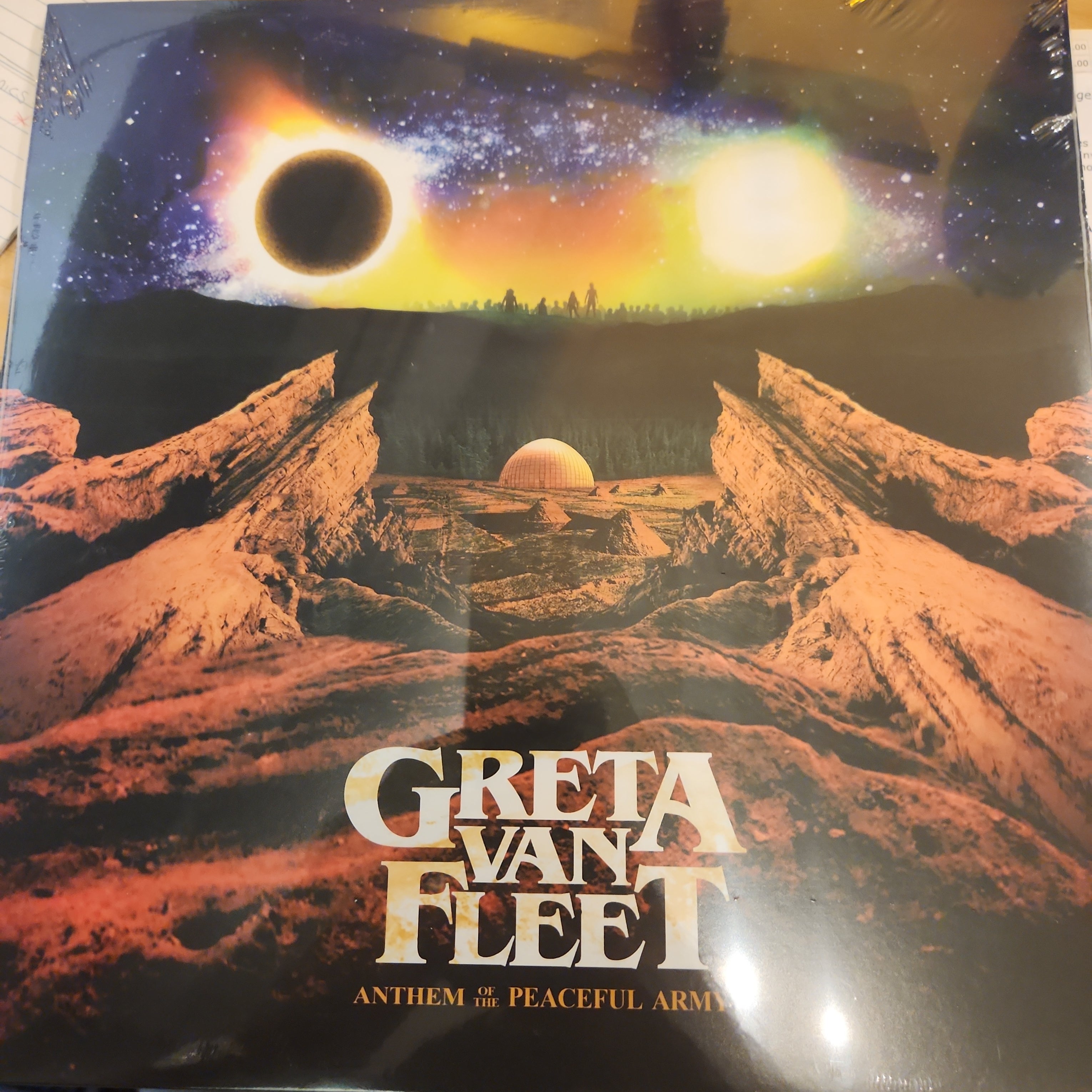 Greta Van Fleet Anthem of the Peaceful Vinyl LP Record | Limited Edition Rock Music Album | Perfect for Collectors & Vinyl Enthusiasts | Great for Home Listening & Gifts