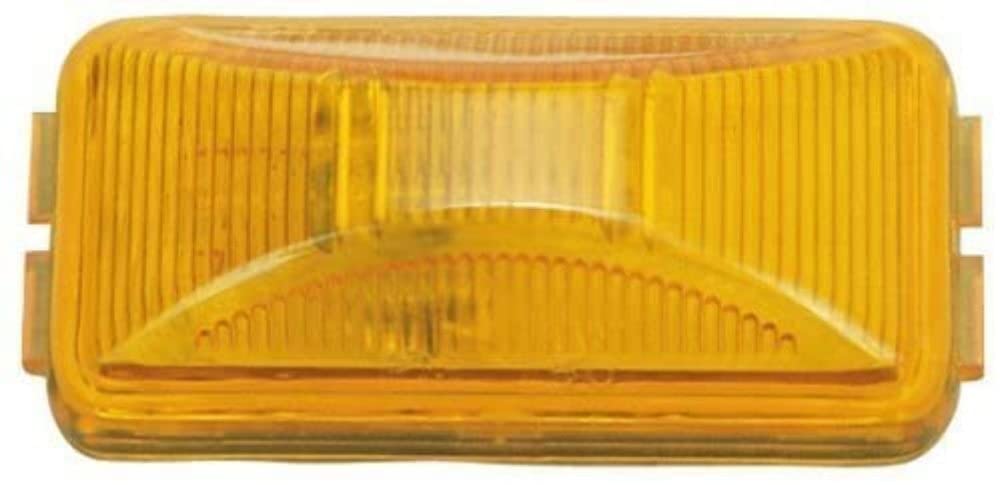 Peterson M150A LED Side Clearance Marker Light - Amber, Waterproof, DOT Certified for Trucks, Trailers & Commercial Vehicles - Ideal for Night Driving & Road Safety