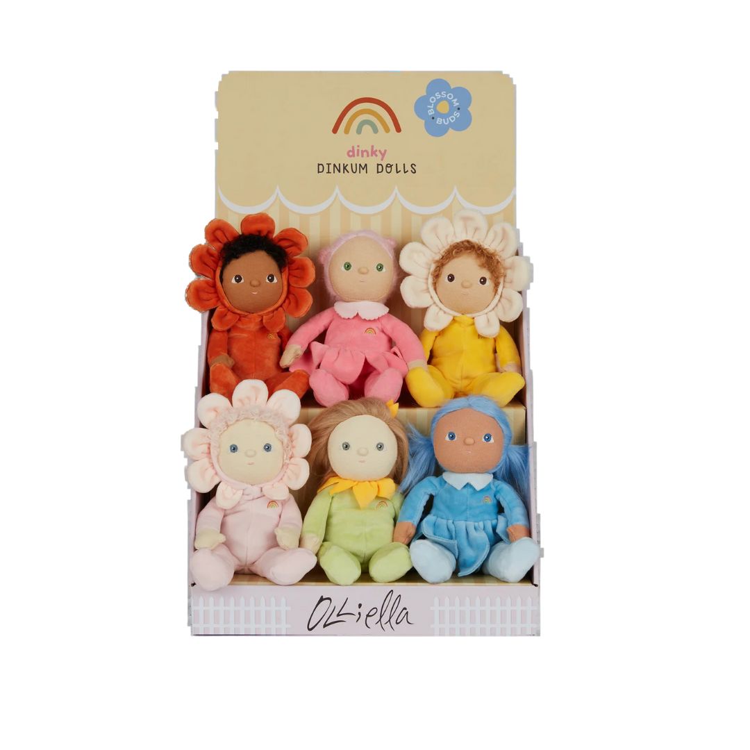 Blossom Dolls by Dinky Dinkums - Adorable Collectible Dolls for Kids | Perfect for Playtime, Birthday Gifts & Nursery Decor